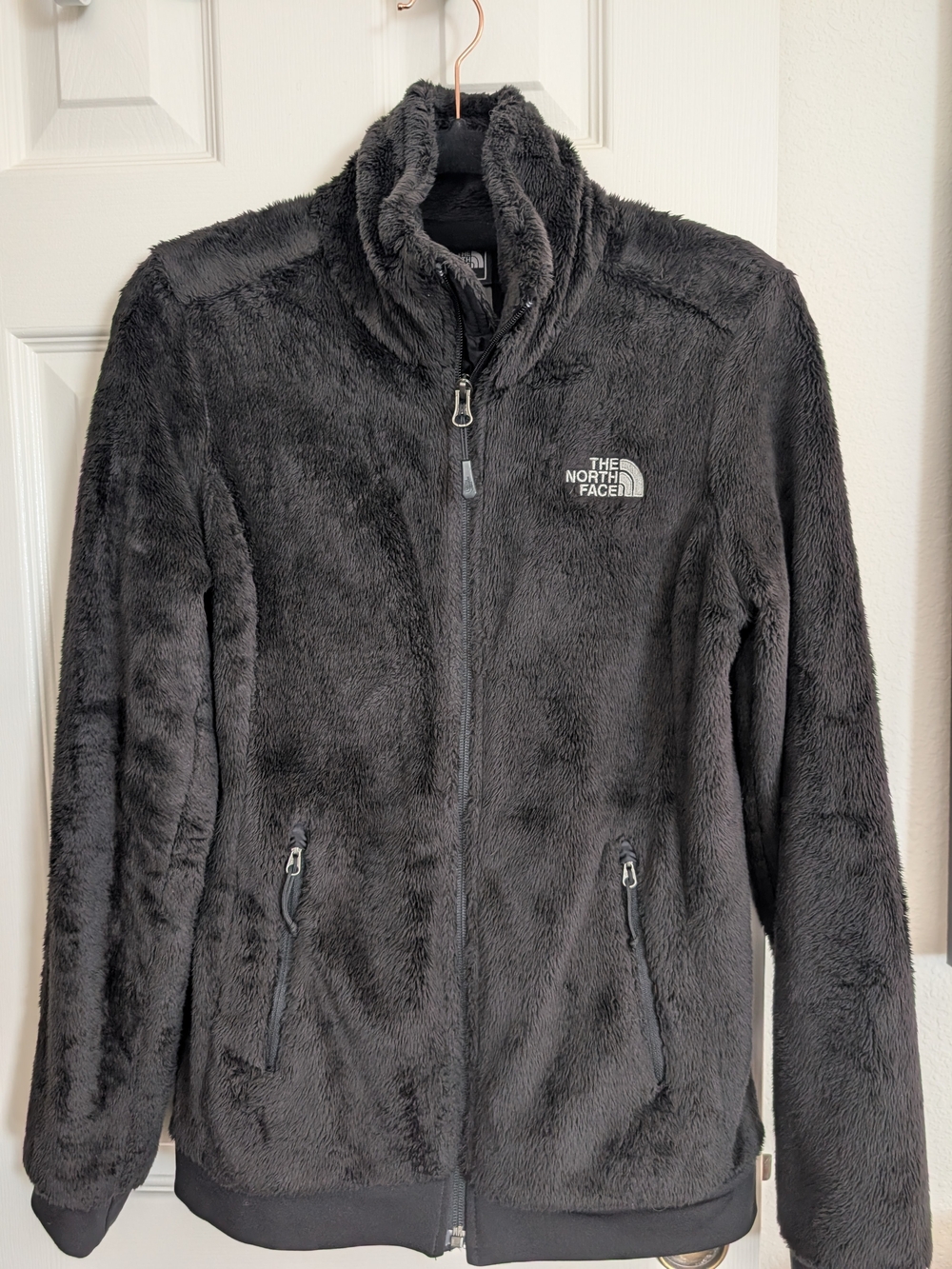 The North Face Women's Charcoal Plush Full-Zip Jacket